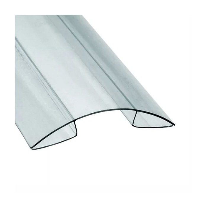 Коньковый профиль для поликарбоната 16 мм 6 м